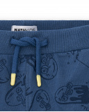 Bermuda de malha azul menino Coleção Skating World