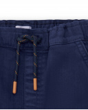 Bermudas lisas azul-marinho para menino Coleção Game Mode