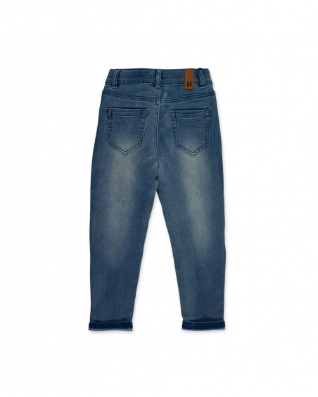 Calça jeans azul menino Coleção Skating World