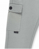 Calça cargo masculina de malha cinza Coleção Urban Attitude