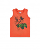 Camisola de malha laranja para menino Coleção My Plan To Escape