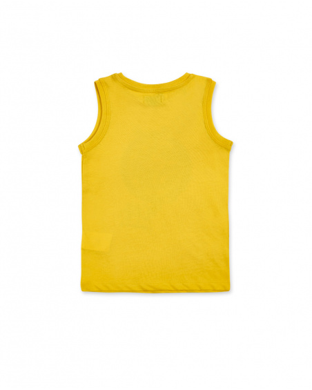 Camisola de malha amarela para menino Coleção Urban Attitude