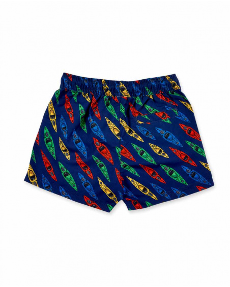Fato de banho azul marinho para menino Coleção Kayak Club