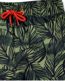 Fato de banho bermuda cáqui de menino Coleção My Plan To Escape