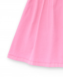 Vestido liso rosa de menina Coleção Neon Jungle