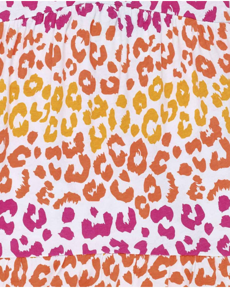 Vestido de malha branco de menina Coleção Sunday Brunch