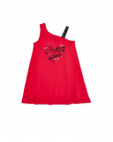 Vestido de malha vermelho de menina Coleção Ultimate City Chic