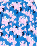 Vestido de malha azul de menina Coleção Carnet De Voyage