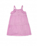 Vestido de malha rosa de menina Coleção Carnet De Voyage