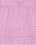 Vestido de malha rosa de menina Coleção Carnet De Voyage