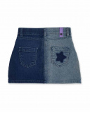 Saia jeans azul de menina Coleção Summer Vibes