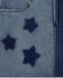 Saia jeans azul de menina Coleção Summer Vibes