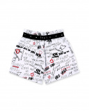 Shorts de malha branca de menina Coleção Ultimate City Chic