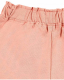 Shorts de malha rosa de menina Coleção Island Life