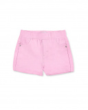 Shorts retos de malha rosa de menina Coleção Basics Girl