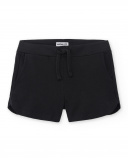 Calções de malha pretos de menina Coleção Basics Girl
