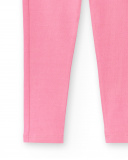Jeggings de malha rosa de menina Coleção Neon Jungle