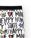 Leggings de malha branca de menina Coleção Summer Vibes