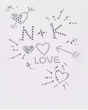 Camisola de malha branca de menina Coleção Ultimate City Chic