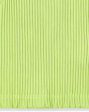 T-shirt verde de menina em malha Coleção Neon Jungle