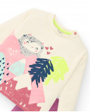 Conjunto de camiseta e leggings estampadas para menina da Conjunto de camiseta e leggings estampadas para menina da