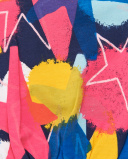 Conjunto de camiseta e leggings de menina em azul com estrelas Conjunto de camiseta e leggings de menina em azul com estrelas