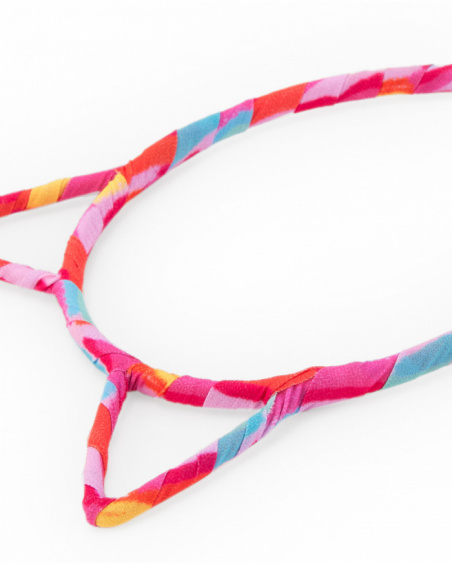 Diadema multicolor para niña con orejas decorativas