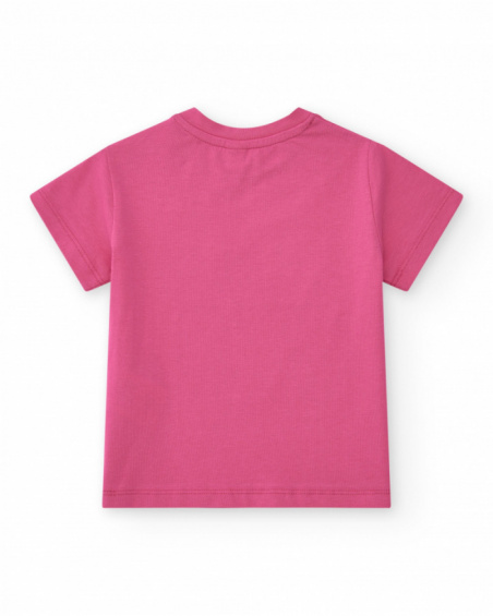 Camiseta para niña en rosa con frase "THIS IS MY WILD SIDE"