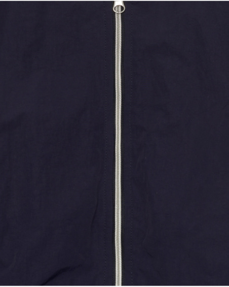 Jaqueta estilo bomber azul-marinho para menino com zíper