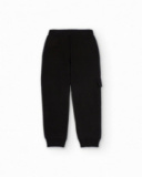 Pantalón jogger para niño color negro con bolsillo lateral