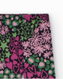 Leggings para menina com estampa multicolorida de corações e