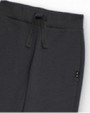 Pantalón jogger para niño color gris oscuro con cintura