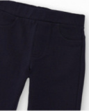 Jegging para niña en azul marino con bolsillos traseros