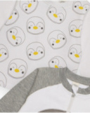 "Conjunto de três peças para recém-nascido de sweatshirt