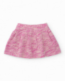 Saia para menina em tom rosa com design flare.