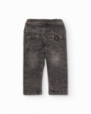 Calça jeans para menino com efeito lavado