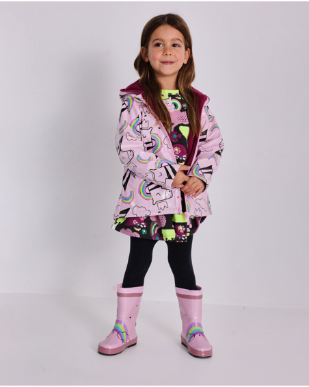 Sweatshirt de manga comprida para menina em castanho com