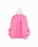 Mochila infantil rosa com estampa de cisne
