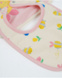 Pack de babadores de tricô para recém-nascido com fecho de