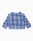 Conjunto de tricô de três peças para recém-nascido