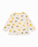 Conjunto de tricô para recém-nascido com fecho lateral