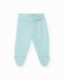 Conjunto de tricô para recém-nascido com abertura lateral