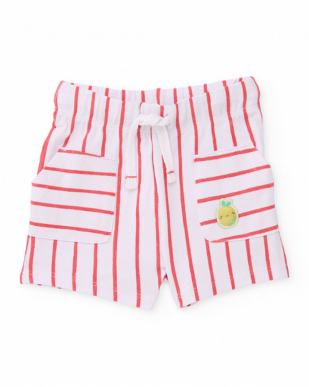 Conjunto de tricô para recém-nascido com patch bordado