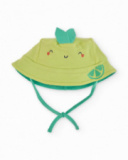 Gorro de tricô para recém-nascido com tira ajustável