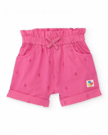 Conjunto de tricô para recém-nascido com estampado de gelados