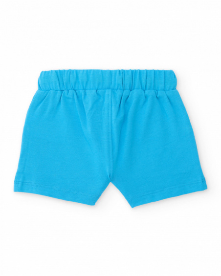 Conjunto de tricô para recém-nascido com estampado de peixinhos