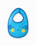 Pack de babadores de tricô para recém-nascido com fecho atrás