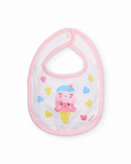 Pack de babadores de tricô para recém-nascido com estampado de