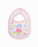 Pack de babadores de tricô para recém-nascido com estampado de