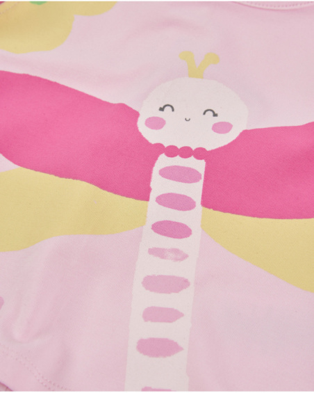 Conjunto de tricô para recém-nascido com mangas de tule